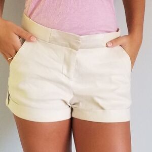 BEBE linen blend shorts